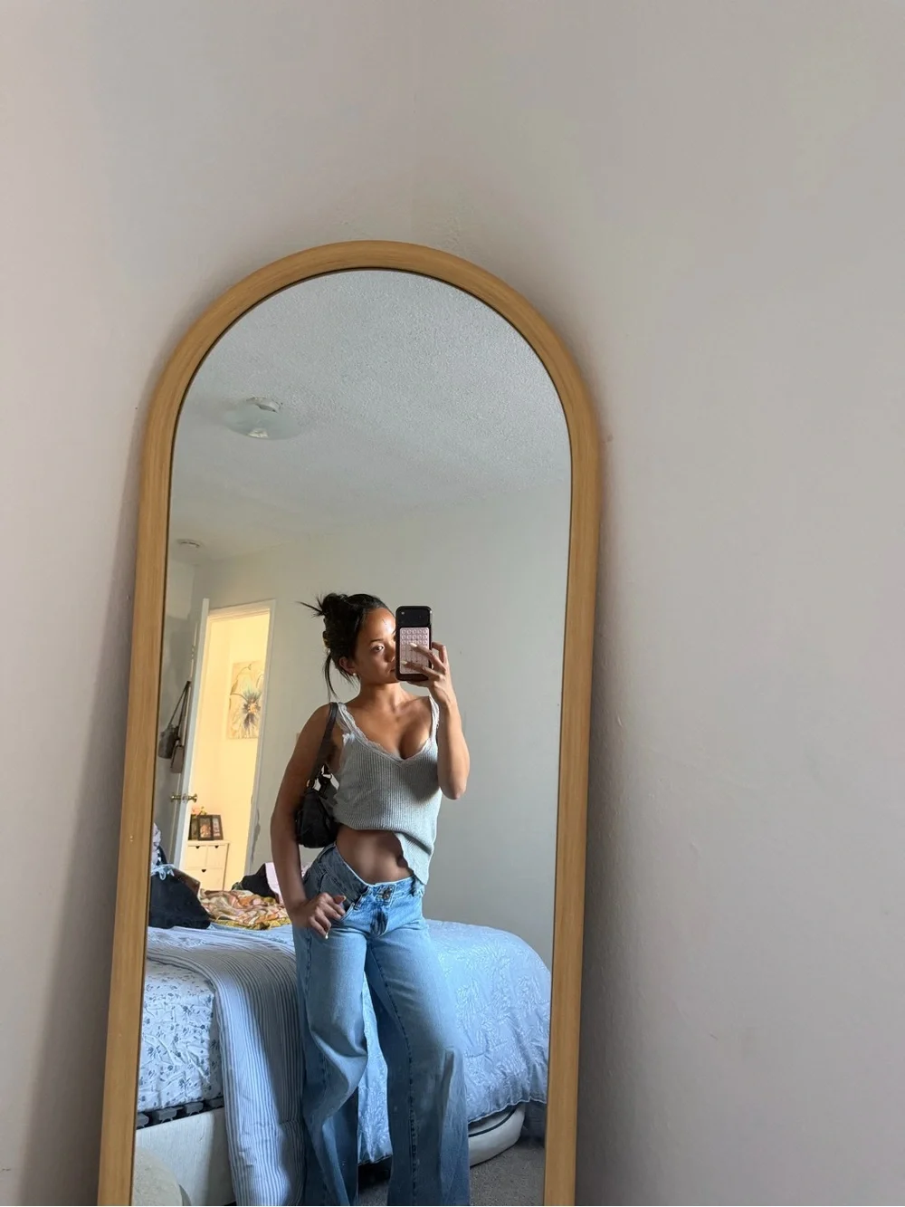 J. Crew Light Gray Knit Camisole